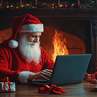 How to Get Santa and His Elves their Letters via Email